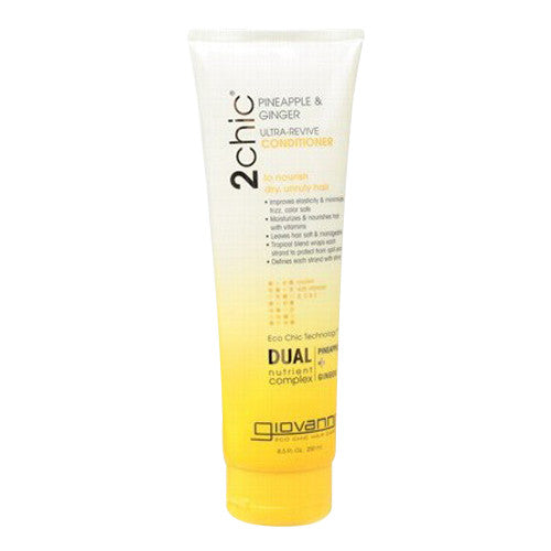 Giovanni 2chic Hair Conditioner with Ultra revive Pineapple and Ginger Collection, 8.5 Oz
